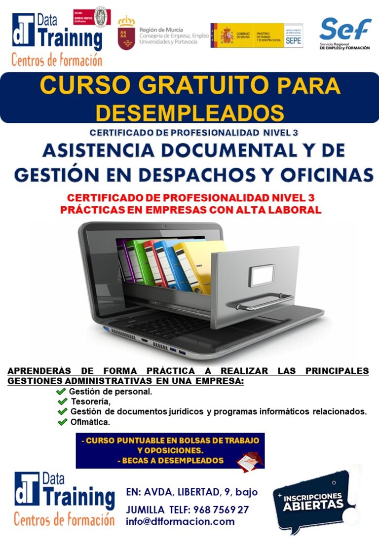 AC-2023-2042 "Asistencia documental y de gestión en despachos y oficinas"